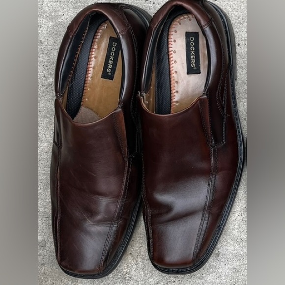 Dockers Men’s slip on loafers. Black Leather. Size 13 - Picture 2 of 5